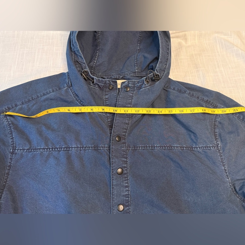 Madewell Navy Pullover Jacket size Medium - image 10